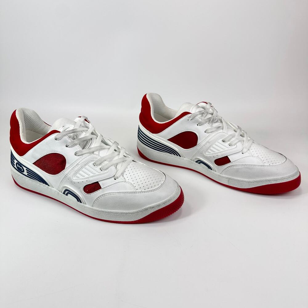 Gucci Distressed Basket Low Top Sneaker - Men’s 10.5 - Picture 3 of 8